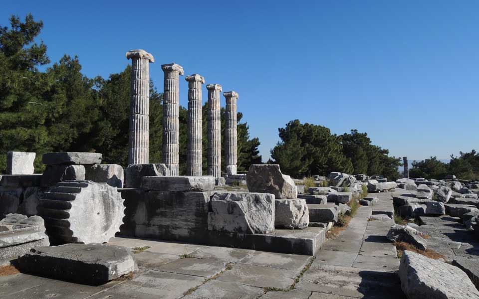 Temple of Athena, Priene, Aydin, Turkey
